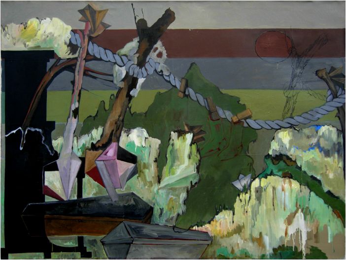 Piano, olej na pltn, 115x150 cm, 2008