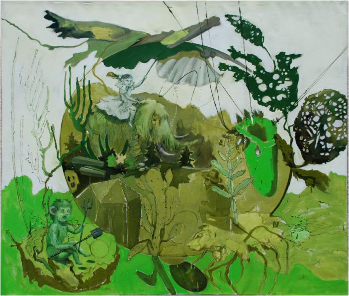 Jzda, olej na pltn, 160x140 cm, 2009